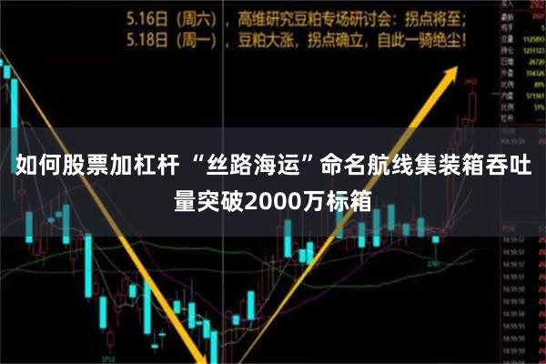 如何股票加杠杆 “丝路海运”命名航线集装箱吞吐量突破2000万标箱